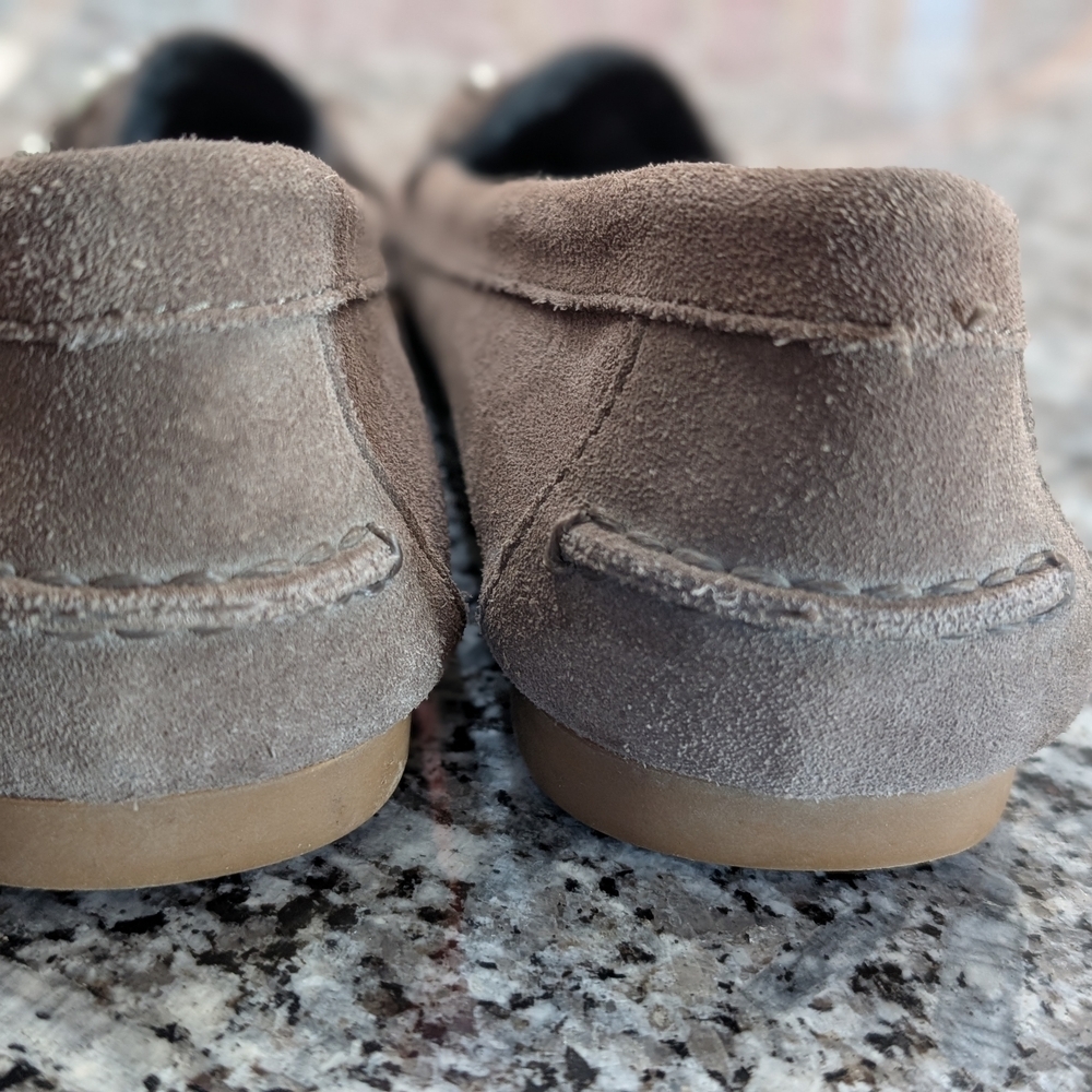 Coach Suede Loafers Women’s Size 7B Brown Slip On Driving Shoes Horsebit - Picture 6 of 10